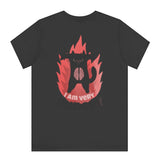 I Am Very Hungry Flaming Cat Graphic T-Shirt product type