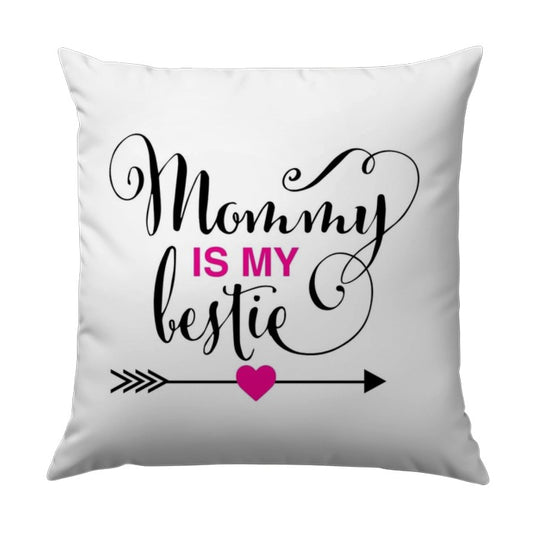Mommy Bestie Pillow, Mothers Day Decor, Sentimental Gift, Mom Love Throw Pillow, Decorative Pillow, Home Decor - Tawshia