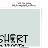 Short Best Friend Photographic Prints, Coffee Heart, Cute Gift, Wall Art, Home Decor, Friendship Love, Minimalist Art - Tawshia