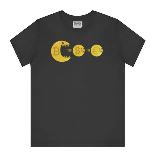 Cryptocurrency Symbols Design Black T-Shirt product type