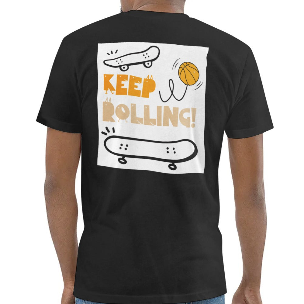 Keep Rolling Skateboard Graphic T-Shirt product