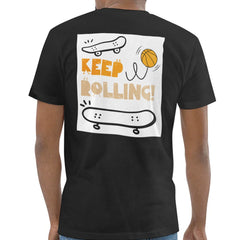 Keep Rolling Skateboard Graphic T-Shirt product