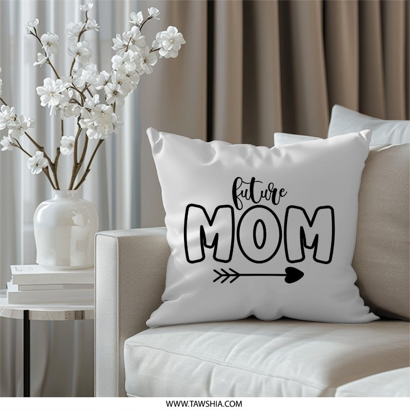 Future Mom Pillow, New Mom Gift, Pregnancy Gift, Baby Shower Pillow, Expecting Mom Pillow, Decorative Pillow, Cute Pillow - Tawshia