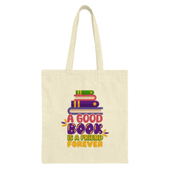 Book Lover Tote Bag, Good Book Friend Forever, Reading Tote, Bookish Gift, Teacher Tote, Librarian Gift, Book Club Tote, Bookworm Tote - Tawshia
