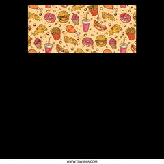 Colorful Fast Food Pattern Design product type