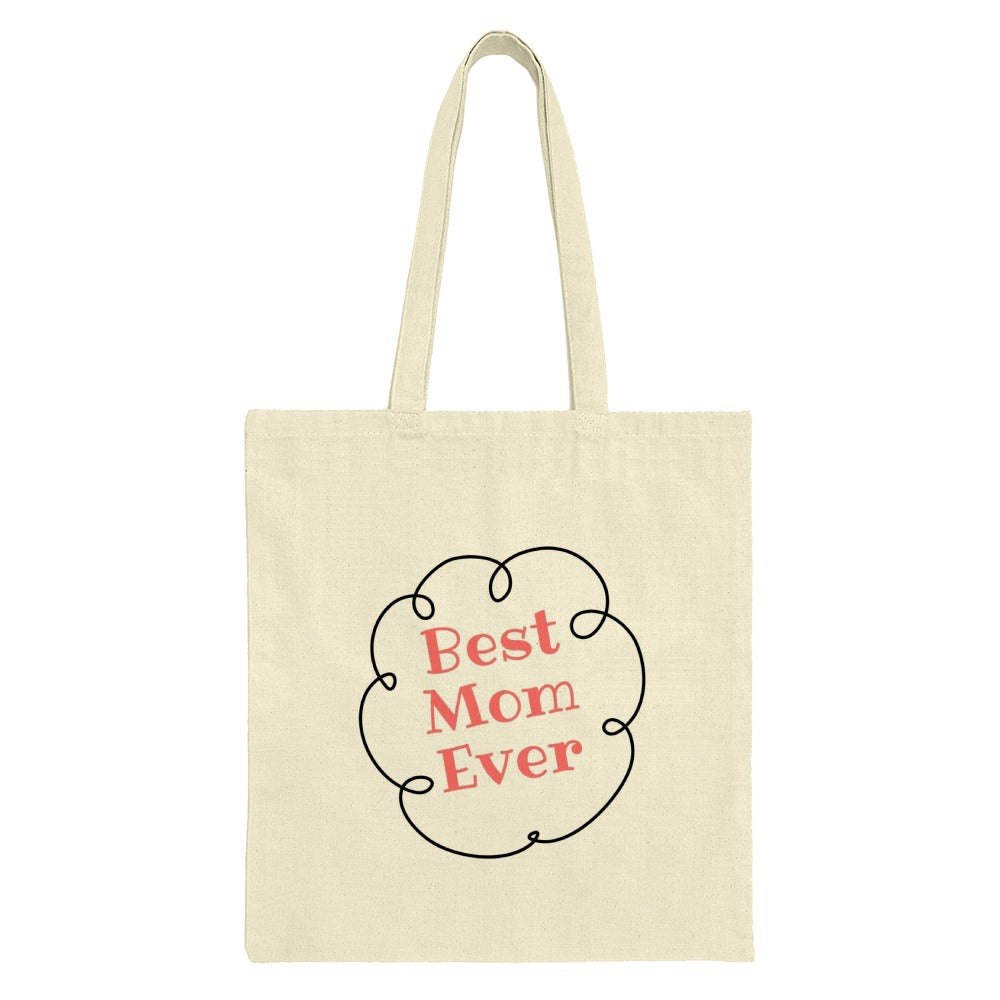 Best Mom Ever Tote Bag, Mothers Day Gift, Cute Mom Bag, Gift for Mom, Everyday Tote Bag, Shopping Bag, Reusable Tote Bag - Tawshia