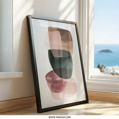 Abstract Shapes Wall Art, Modern Art Print, Geometric Art, Contemporary Art, Home Decor, Living Room Art, Trending Wall Decor - Tawshia
