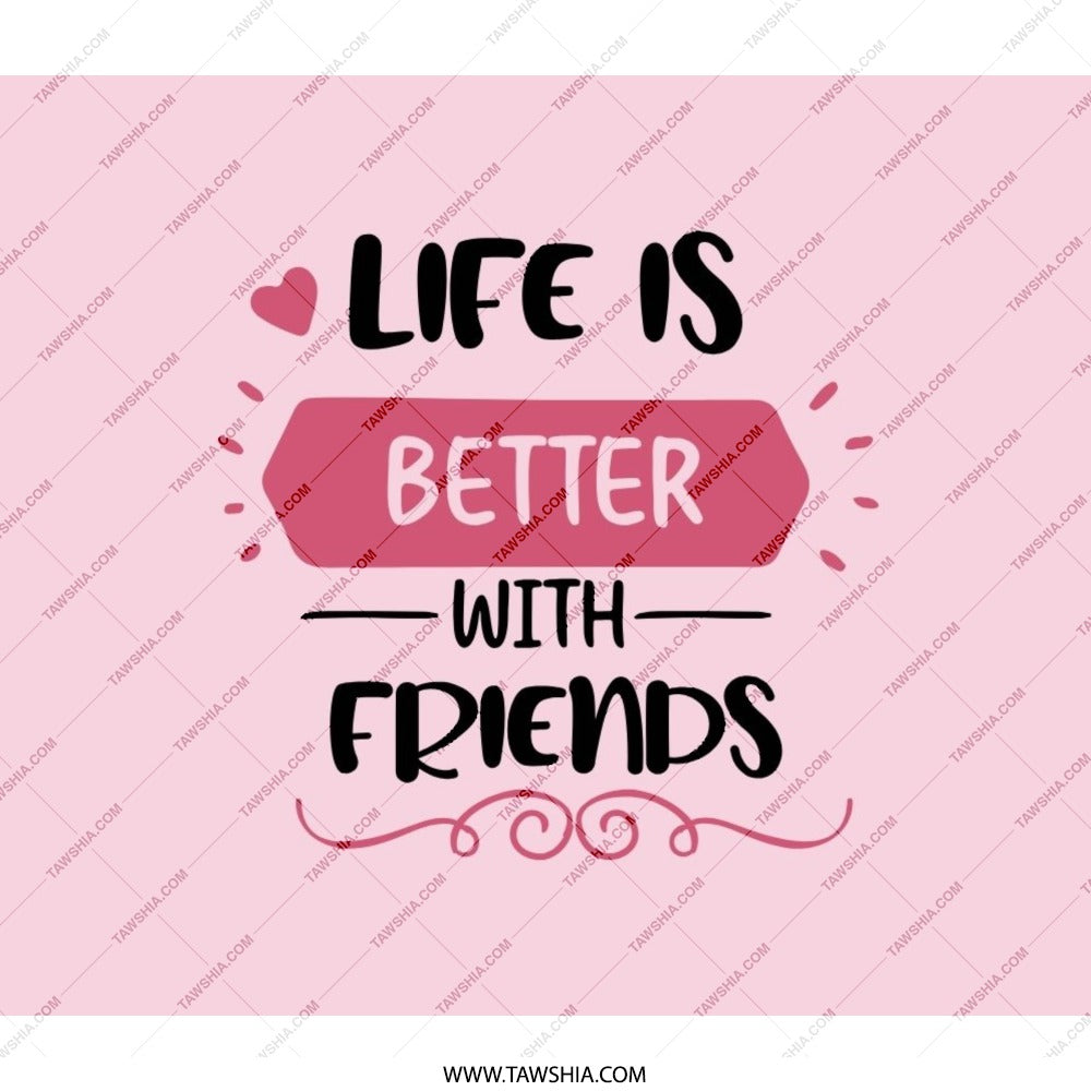 Friends Forever Backpack, Better With Friends Back Pack, Friendship Gift Back to School Back Pack, Cute Backpack for Girls, Gift for Best - Tawshia