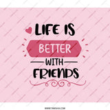 Friends Forever Backpack, Better With Friends Back Pack, Friendship Gift Back to School Back Pack, Cute Backpack for Girls, Gift for Best - Tawshia
