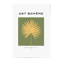 Art Boheme Photographic Print, Minimalist Art Print, Palm Leaf Wall Art, Boho Home Decor, Botanical Art, Modern Art Print - Tawshia