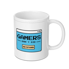 Gamers Don't Die They Respawn Mug product