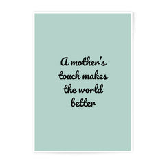 Mother's Touch Photographic Prints, Mom Gift Idea, Family Decor, Sentimental Art, Motherhood Wall Art, Inspirational Print - Tawshia