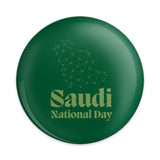 Saudi National Day Pinback Button, KSA Map, Saudi Arabia Souvenir, Saudi Pride, Gift for Saudi, Saudi National Day Celebration - Tawshia