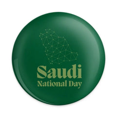 Saudi National Day Pinback Button, KSA Map, Saudi Arabia Souvenir, Saudi Pride, Gift for Saudi, Saudi National Day Celebration - Tawshia