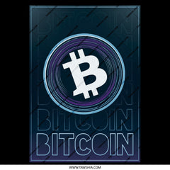 Bitcoin Cryptocurrency Art Poster product type