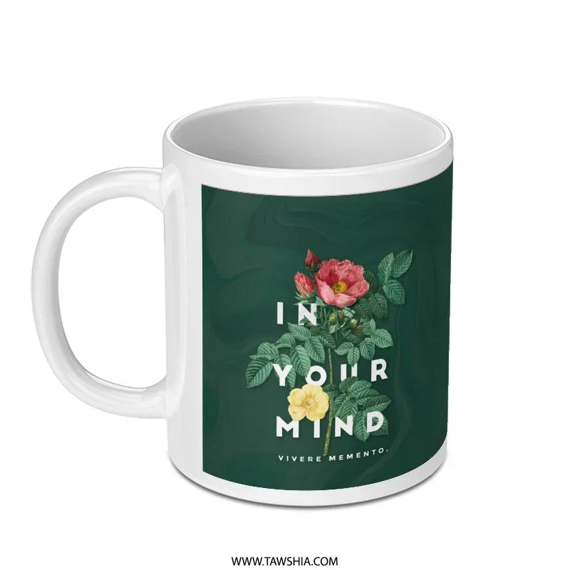 'In Your Mind Vivere Memento Design Coffee Mug Product'