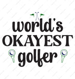 Funny Golfer Mug, Worlds Okayest Golfer Coffee Mug, Golf Lover Gift, Golf Player Mug, Golfing Mug, Golf Gift, Coffee Mug for Golfers - Tawshia