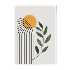 Abstract Photographic Print, Boho Wall Decor, Minimalist Art Print, Geometric Art, Botanical Print, Sun and Arch Wall Art, Home Decor - Tawshia
