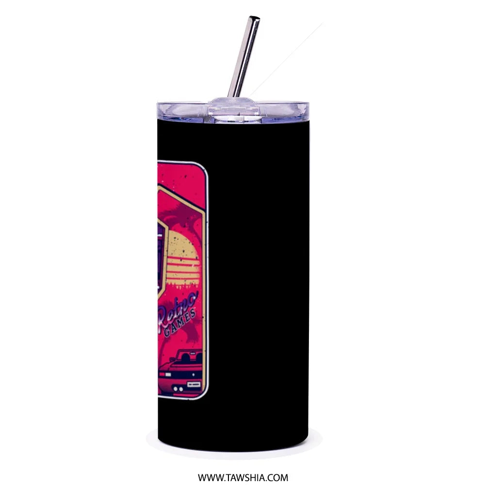 Retro Eighties Design Tall Travel Mug product
