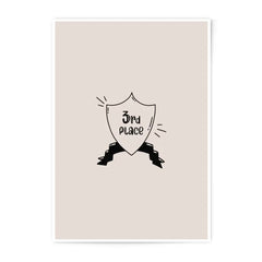 3rd Place Photographic Prints, Award Ceremony Decor, Success Celebration Art, Achievement Gift Idea, Winner Wall Decor - Tawshia