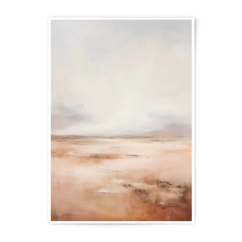 Abstract Landscape Photographic Print, Minimalist Wall Art, Earth Tones, Neutral Decor, Home Office Art, Fine Art Print, Wall Decor - Tawshia