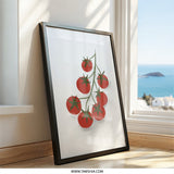 Tomato Vine Wall Art, Kitchen Print, Foodie Gift, Modern Art Print, Botanical Wall Decor, Tomato Lover Gift, Farmhouse Decor - Tawshia