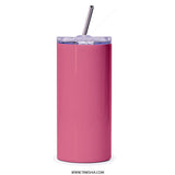 Cherry Cupcake Tumbler, Pink Drinkware, Delicious Dessert Tumbler, Sweet Treat Tumbler, Birthday Gift Idea - Tawshia