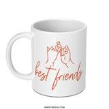 Best Friends Mug, Friendship Gift, Pinky Promise, Gift for Bestie, Cute Friend Mug, Unique Gift Idea, BFF Present, Birthday Gift - Tawshia