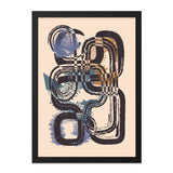 Abstract Brush Stroke Wall Art, Modern Art Print, Contemporary Home Decor, Unique Wall Decor, Geometric Art, Artistic Wall Hanging - Tawshia
