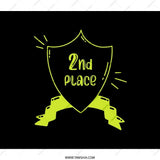 2nd Place Shield BackPack, Achievement BackPack, Competition Award BackPack, Second Place Prize BackPack, Sport Award BackPack - Tawshia