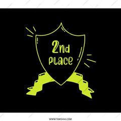2nd Place Shield BackPack, Achievement BackPack, Competition Award BackPack, Second Place Prize BackPack, Sport Award BackPack - Tawshia