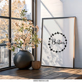 Besties Wall Art, Friendship Gift, Minimalist Decor, Cute Room Decor, Best Friend Present, Home Decoration - Tawshia