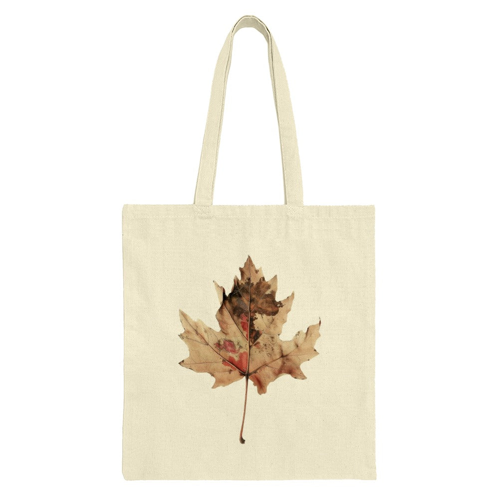 Autumn Leaf Tote Bag, Fall Foliage Bag, Nature Inspired Tote, Rustic Tote Bag, Everyday Tote, Stylish Bag, Leaf Design Tote (139) - Tawshia