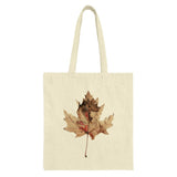 Autumn Leaf Tote Bag, Fall Foliage Bag, Nature Inspired Tote, Rustic Tote Bag, Everyday Tote, Stylish Bag, Leaf Design Tote (139) - Tawshia