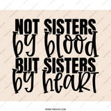 Not Sisters By Blood Mouse Pad, Best Friends Gift, Sister By Heart, Friendship Mousepad, Soul Sister, Office Decor, Desk Accessory - Tawshia