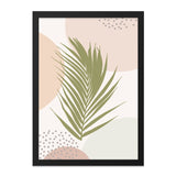 Palm Leaf Wall Art, Abstract Plant Print, Modern Botanical Art, Tropical Home Decor, Minimalist Art, Boho Wall Decor, Neutral Art Print - Tawshia