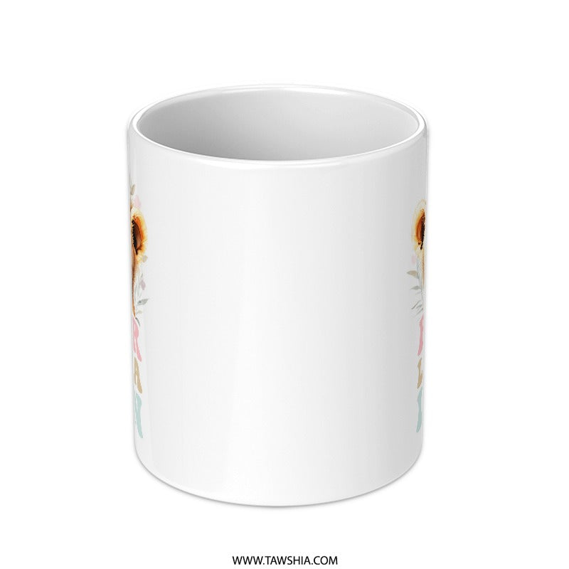 Lion Cub Mug, Roar Like a Lion, Cute Animal Coffee Cup, Baby Lion Lover Gift, Watercolor Style, Inspirational Mug, Lion Art Mug - Tawshia