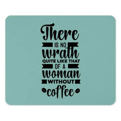 Funny Coffee Lover Mouse Pad, No Wrath Like A Woman, Gift For Her, Office Decor, Computer Accessories, Desk Mat - Tawshia