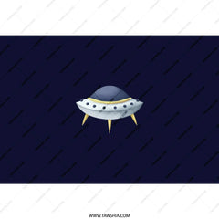 UFO Tumbler, Alien Spaceship, Outer Space Gift, Flying Saucer Tumbler, Sci-Fi Lover Gift, Galaxy Tumbler, Unique Tumbler Design - Tawshia