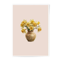 Daffodil Photographic Prints, Floral Art Prints, Yellow Flowers, Spring Decor, Still Life Art, Home Decor, Wall Art, Flower Still Life - Tawshia