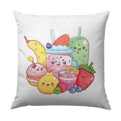 Kawaii Food Pillow, Cute Dessert Pillow, Foodie Gift, Funny Pillow, Pastel Pillow, Whimsical Home Decor - Tawshia