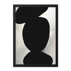 Abstract Shapes Wall Art, Modern Art Print, Black and White Art, Minimalist Decor, Contemporary Art, Home Decor Gift, Wall Decor - Tawshia