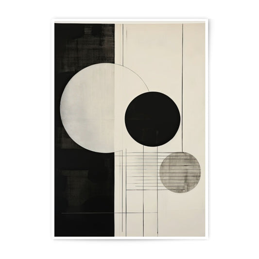 Geometric Art Photographic Print, Minimalist Wall Decor, Circle Art Print, Abstract Art Print, Modern Home Decor - Tawshia