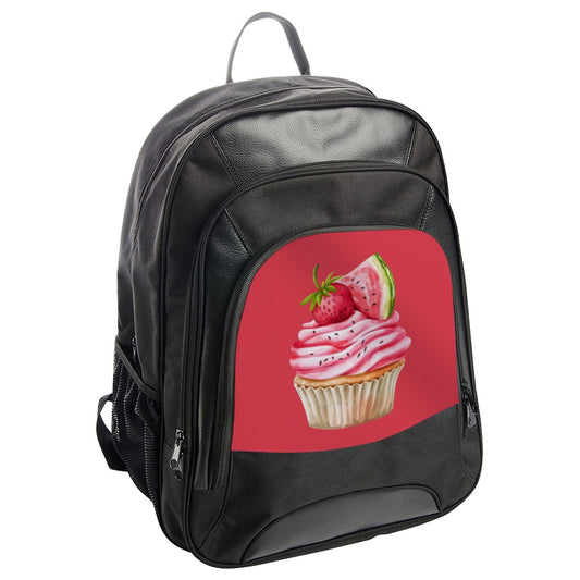 Cupcake Backpack, Strawberry Watermelon, Sweet Treat Design, Foodie Fashion, Unique Backpacks, Cute Backpack for Students - Tawshia