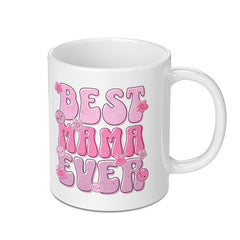Best Mama Ever Mug with Adorable Pink Design product type