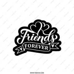 Friends Forever Pillow, Heart Pillow, Friendship Gift, Best Friend Pillow, Decorative Pillow, Home Decor, Throw Pillow, Pillow for Friend - Tawshia