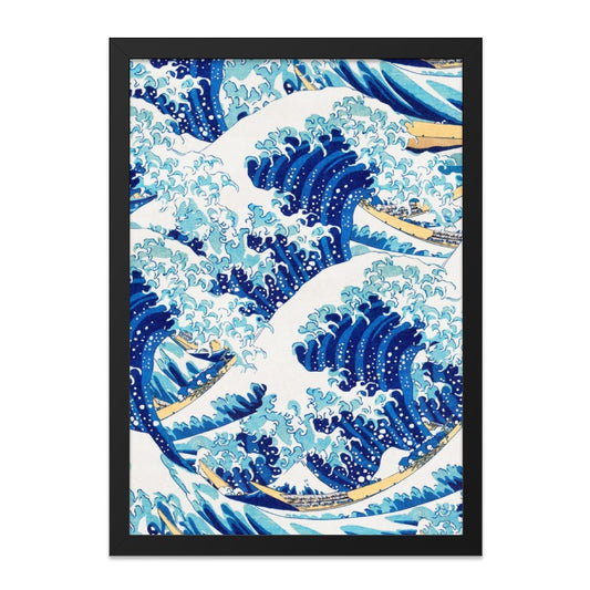 The Great Wave Wall Art, Japanese Wave Print, Katsushika Hokusai Art, Vintage Ocean Wall Decor, Nautical Wall Hanging - Tawshia