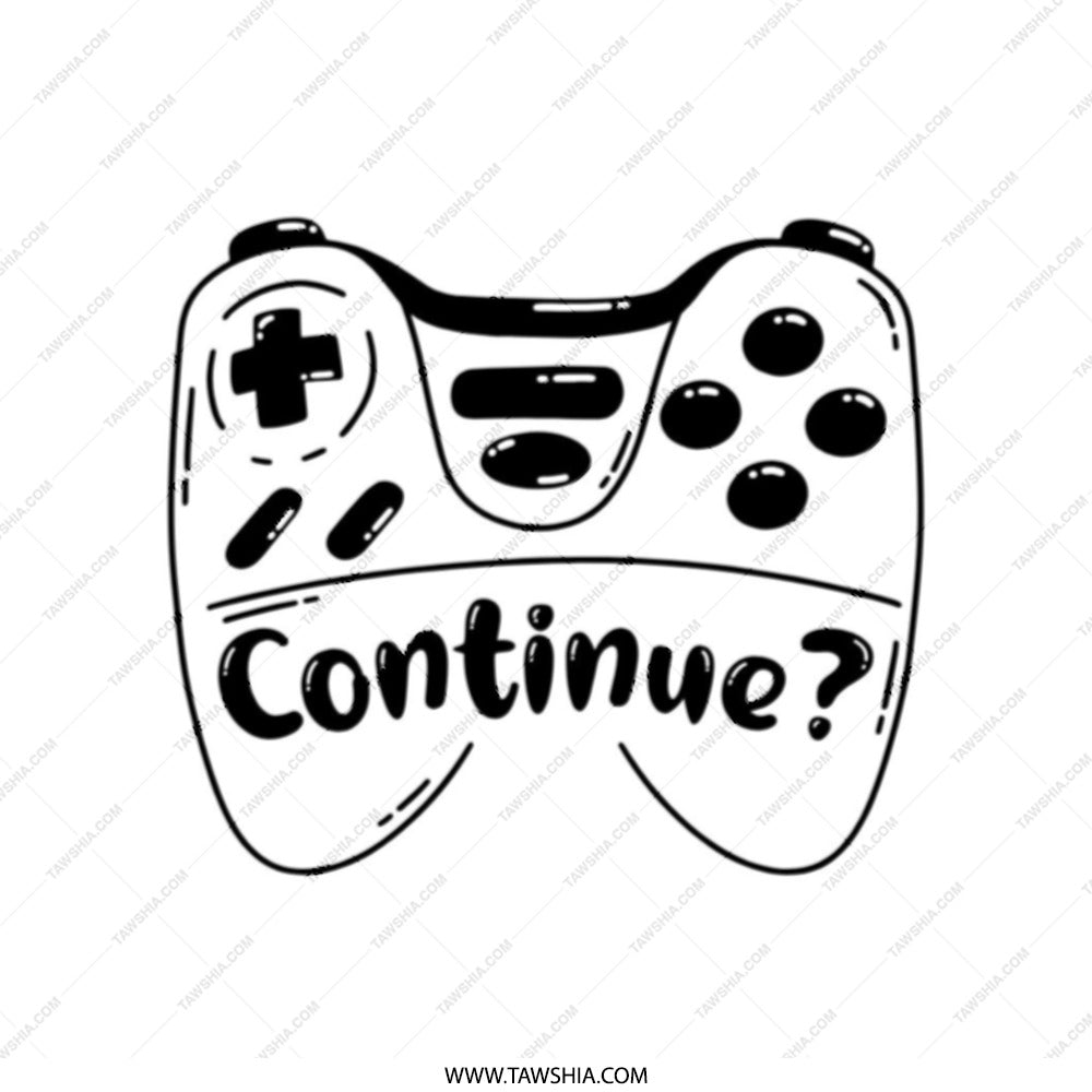 Gamer Tote Bag, Continue Question, Gaming Gift, Video Game Lover, Graphic Tote, Shopping Bag, Geeky Tote, Cute Tote Bag, Novelty Tote - Tawshia