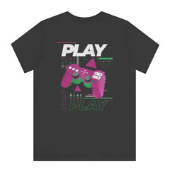 Play Pink and Green Gaming Graphic Tee Shirt product