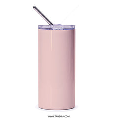 Cherry Blossom Tumbler, Pink Floral Cup, Spring Drinkware, Tree Art Tumbler, Watercolor Tumbler, Nature Lover Gift, Travel Mug, Cute Gift - Tawshia